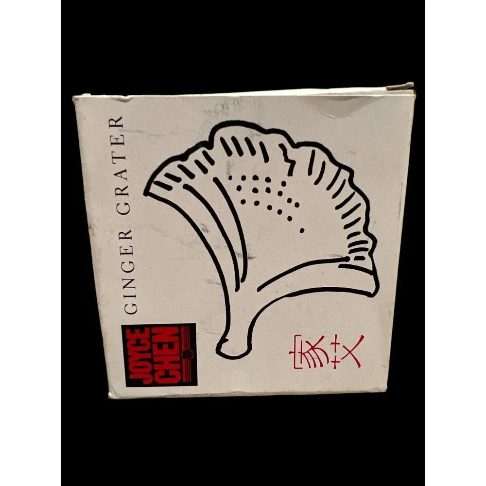 Joyce Chen Fine Porcelain Gingko Leaf Ginger/Garlic Grater Made In Japan 1991